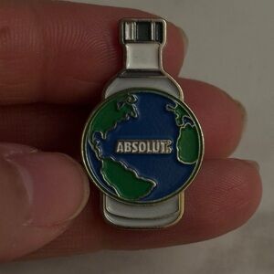 Globe Design Bottle ABSOLUT